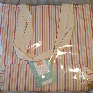 Chic & Tonic Summer Striped Cooler Bag